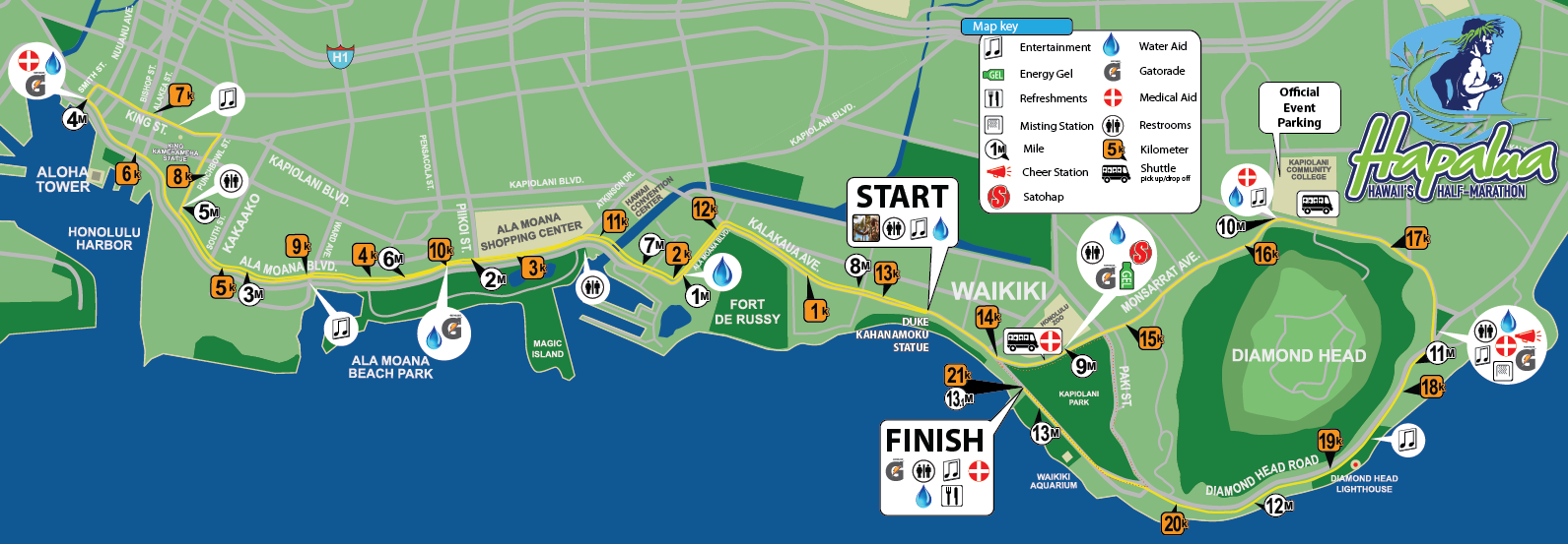 Map of the course